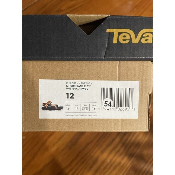 Teva Hurricane XLT2 child’s unisex Sandals Rainbow Child’s size 12 - Picture 5 of 5